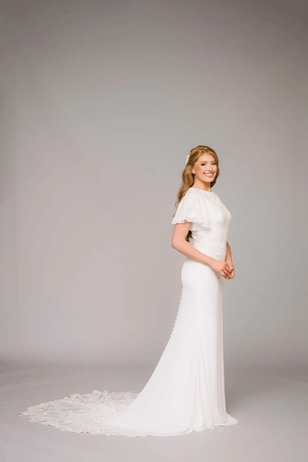 The Modest Bridal Collection by Barbie Style #MBC 7323 #2 frontface vertical thumbnail