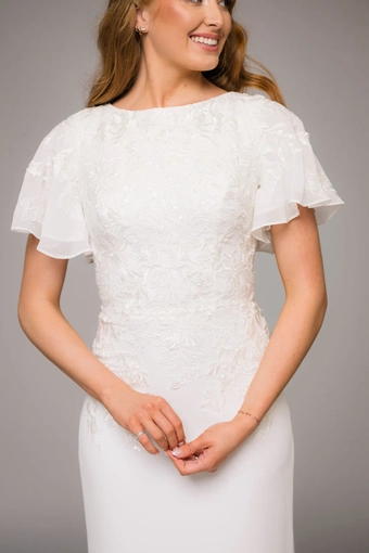 The Modest Bridal Collection by Barbie Style #MBC 7323 #6 frontface vertical cropped thumbnail