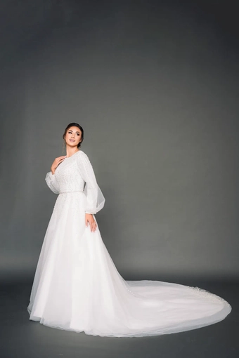 The Modest Bridal Collection by Barbie Style #MBC 7325 #1 frontface vertical thumbnail