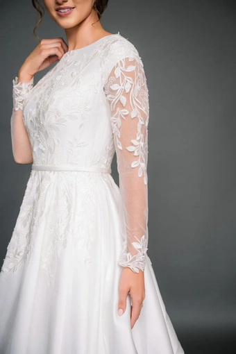 The Modest Bridal Collection by Barbie Style #MBC 7326 #4 frontface vertical cropped thumbnail