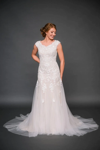The Modest Bridal Collection by Barbie Style #MBC 7328 #2 frontface vertical thumbnail