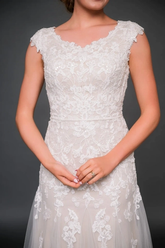 The Modest Bridal Collection by Barbie Style #MBC 7328 #5 frontface vertical cropped thumbnail