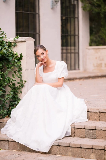 The Modest Bridal Collection by Barbie Style #MBC 7329 #3 frontface vertical thumbnail