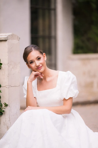 The Modest Bridal Collection by Barbie Style #MBC 7329 #12 frontface vertical cropped thumbnail