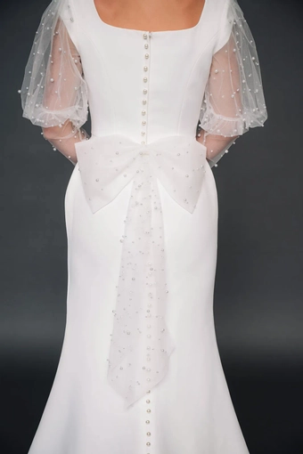 The Modest Bridal Collection by Barbie Style #MBC 7331 #3 backface vertical cropped thumbnail