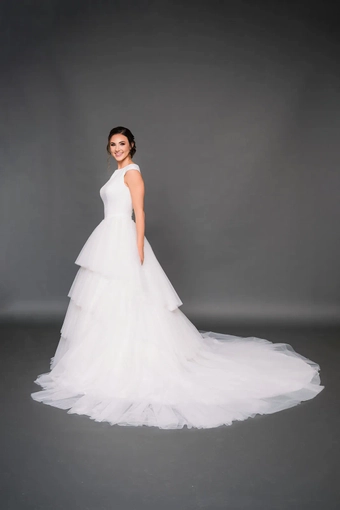 The Modest Bridal Collection by Barbie Style #MBC 7332 #1 frontface vertical thumbnail