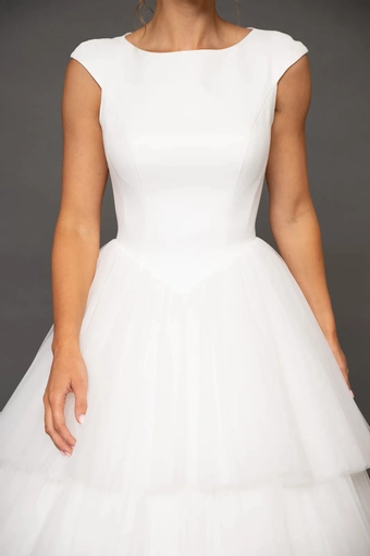The Modest Bridal Collection by Barbie Style #MBC 7332 #3 frontface vertical cropped thumbnail