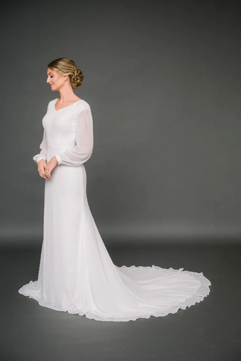 The Modest Bridal Collection by Barbie Style #MBC 7334 #1 frontface vertical thumbnail