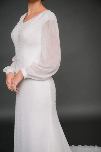 The Modest Bridal Collection by Barbie Style #MBC 7334 #4 frontface vertical cropped thumbnail