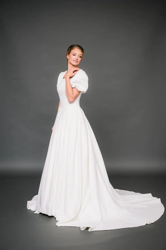 The Modest Bridal Collection by Barbie Style #MBC 7335 #1 frontface vertical thumbnail