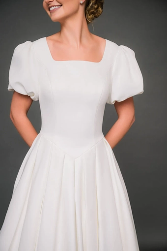 The Modest Bridal Collection by Barbie Style #MBC 7335 #5 frontface vertical cropped thumbnail