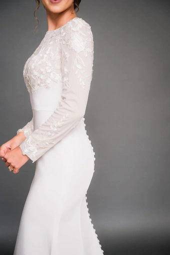 The Modest Bridal Collection by Barbie Style #MBC 7337 #4 vertical cropped thumbnail