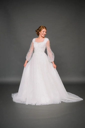 The Modest Bridal Collection by Barbie Style #MBC 7339 #2 frontface vertical thumbnail