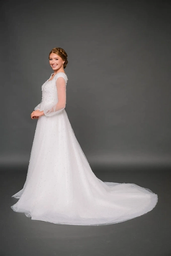 The Modest Bridal Collection by Barbie Style #MBC 7339 #1 frontface vertical thumbnail