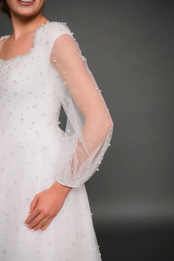 The Modest Bridal Collection by Barbie Style #MBC 7339 #5 frontface vertical cropped thumbnail