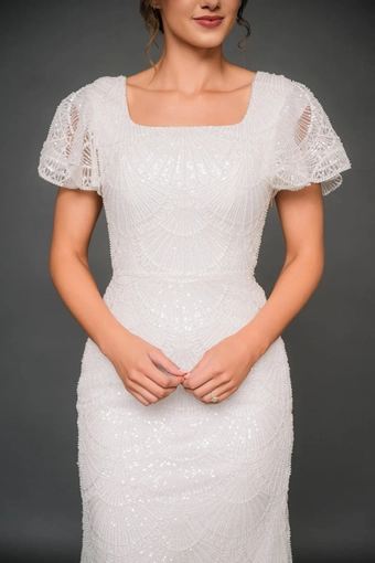 The Modest Bridal Collection by Barbie Style #MBC 7340 #3 frontface vertical cropped thumbnail