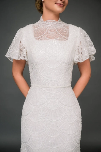 The Modest Bridal Collection by Barbie Style #MBC 7341 #3 frontface vertical cropped thumbnail