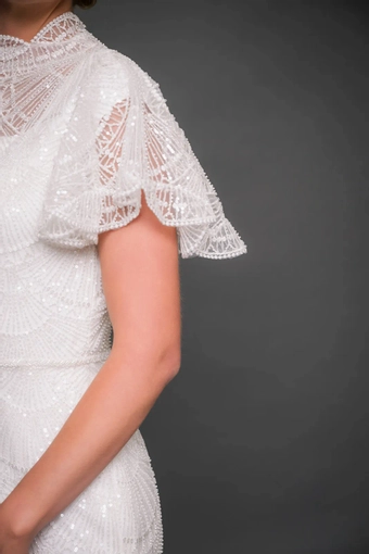 The Modest Bridal Collection by Barbie Style #MBC 7341 #4 frontface vertical cropped thumbnail