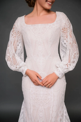 The Modest Bridal Collection by Barbie Style #MBC 7342 #2 frontface vertical cropped thumbnail