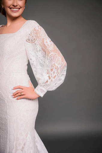 The Modest Bridal Collection by Barbie Style #MBC 7342 #3 frontface vertical cropped thumbnail