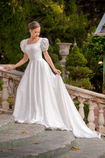 The Modest Bridal Collection by Barbie Style #MBC 7343 #2 frontface vertical thumbnail