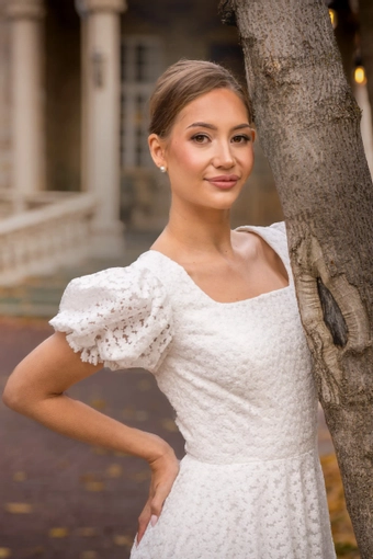 The Modest Bridal Collection by Barbie Style #MBC 7343 #7 frontface vertical cropped thumbnail