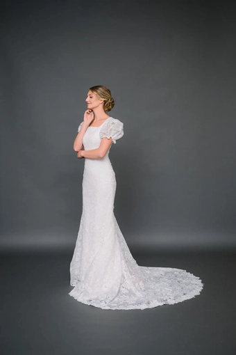 The Modest Bridal Collection by Barbie Style #MBC 7344 #1 frontface vertical thumbnail