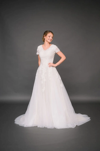The Modest Bridal Collection by Barbie Style #MBC 7345 #0 default frontface vertical thumbnail