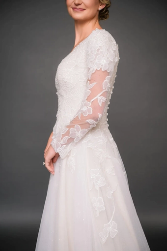 The Modest Bridal Collection by Barbie Style #MBC 7345 #3 frontface vertical cropped thumbnail