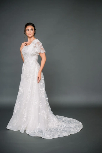 The Modest Bridal Collection by Barbie Style #MBC 7346 #1 frontface vertical thumbnail