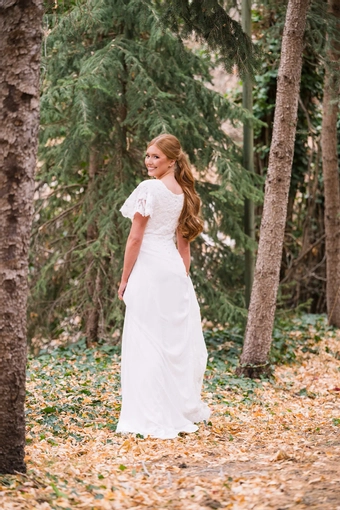 The Modest Bridal Collection by Barbie Style #MBC 7352 #12 default backface vertical thumbnail