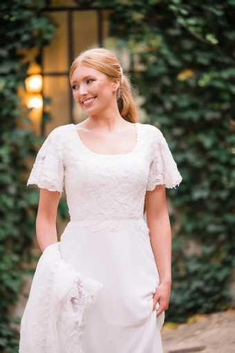 The Modest Bridal Collection by Barbie Style #MBC 7352 #15 frontface vertical cropped thumbnail