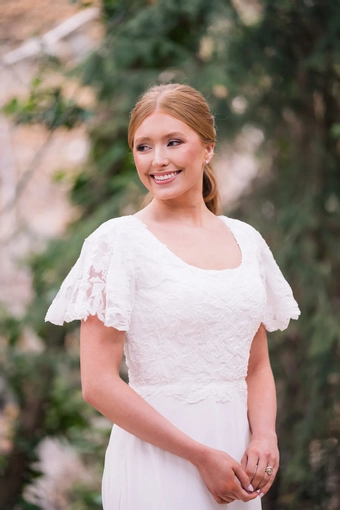 The Modest Bridal Collection by Barbie Style #MBC 7352 #13 frontface vertical cropped thumbnail