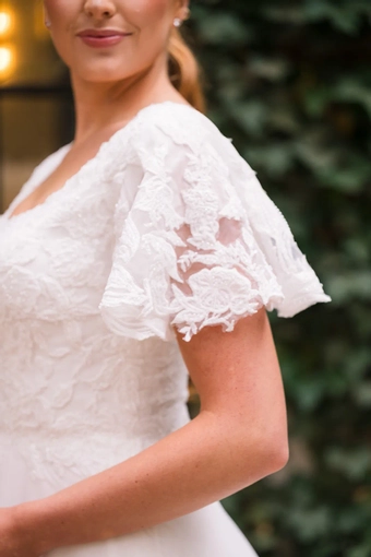 The Modest Bridal Collection by Barbie Style #MBC 7352 #14 frontface vertical cropped thumbnail