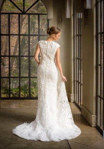 The Modest Bridal Collection by Barbie Style #MBC 7355 #4 backface vertical thumbnail