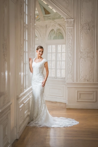 The Modest Bridal Collection by Barbie Style #MBC 7356 #0 default frontface vertical thumbnail