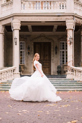 The Modest Bridal Collection by Barbie Style #MBC 7357 #10 vertical thumbnail