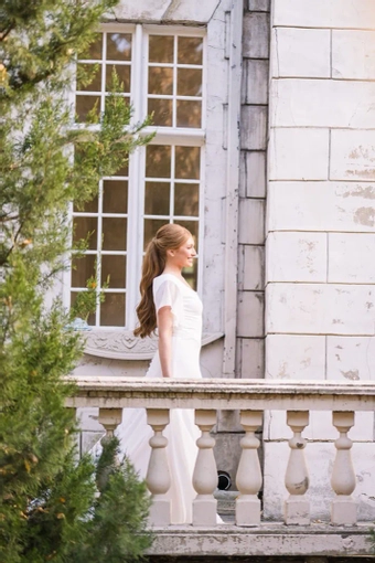The Modest Bridal Collection by Barbie Style #MBC 7361 #3 vertical thumbnail