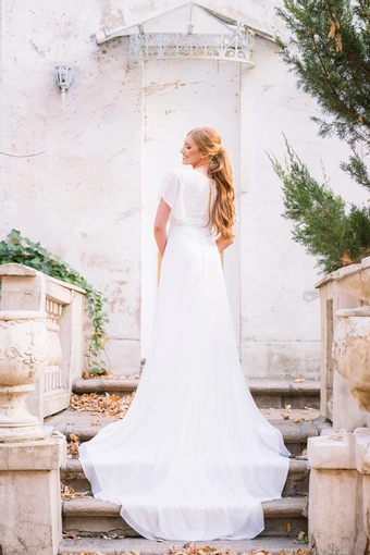 The Modest Bridal Collection by Barbie Style #MBC 7361 #4 default backface vertical thumbnail