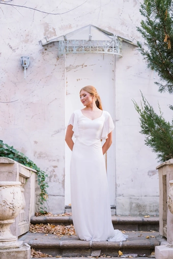 The Modest Bridal Collection by Barbie Style #MBC 7361 #2 frontface vertical thumbnail