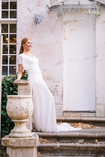 The Modest Bridal Collection by Barbie Style #MBC 7361 #1 frontface vertical thumbnail