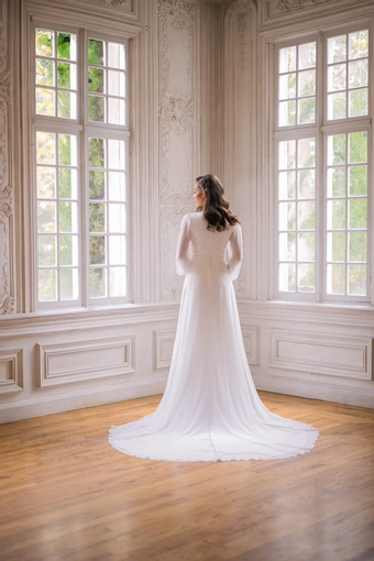 The Modest Bridal Collection by Barbie Style #MBC 7362 #9 default backface vertical thumbnail