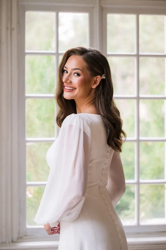 The Modest Bridal Collection by Barbie Style #MBC 7362 #11 backface vertical cropped thumbnail