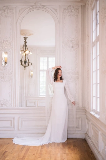 The Modest Bridal Collection by Barbie Style #MBC 7362 #6 frontface vertical thumbnail