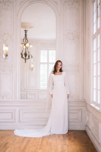 The Modest Bridal Collection by Barbie Style #MBC 7362 #8 frontface vertical thumbnail