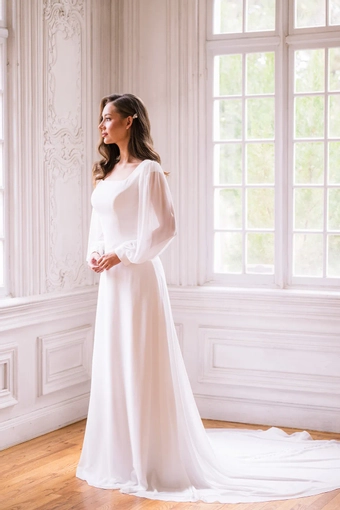 The Modest Bridal Collection by Barbie Style #MBC 7362 #1 frontface vertical thumbnail