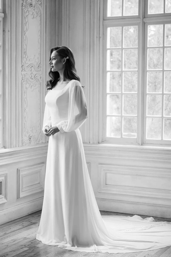 The Modest Bridal Collection by Barbie Style #MBC 7362 #0 frontface vertical thumbnail