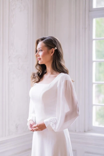 The Modest Bridal Collection by Barbie Style #MBC 7362 #10 frontface vertical cropped thumbnail