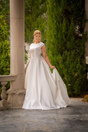 The Modest Bridal Collection by Barbie Style #MBC 7364 #1 frontface vertical thumbnail
