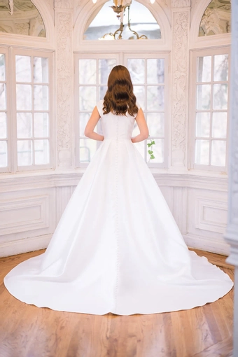 The Modest Bridal Collection by Barbie Style #MBC 7364B #3 default backface vertical thumbnail